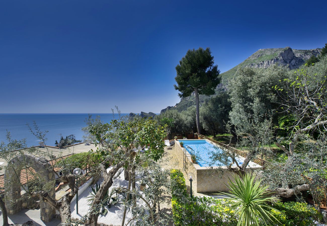 Villa in Massa Lubrense - AMORE RENTALS - Villa Marina with Private Pool, Sea View, Terraces and Parking