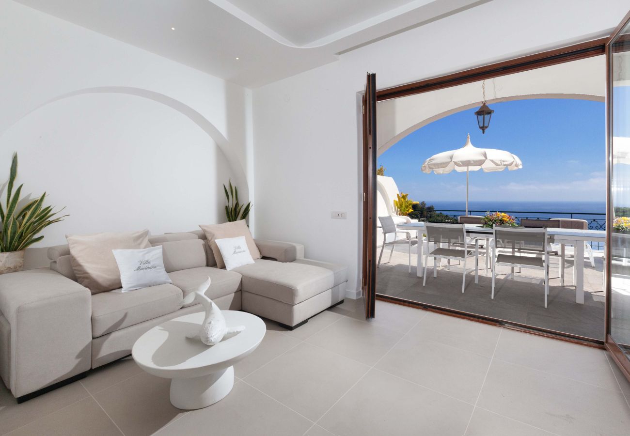 Villa in Massa Lubrense - AMORE RENTALS - Villa Marina with Private Pool, Sea View, Terraces and Parking