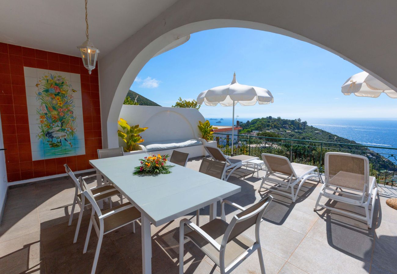 Villa in Massa Lubrense - AMORE RENTALS - Villa Marina with Private Pool, Sea View, Terraces and Parking