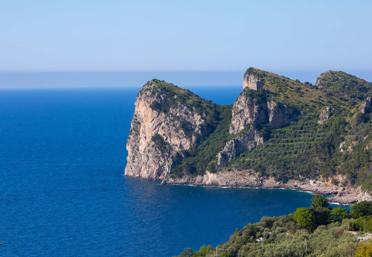Villa in Massa Lubrense - AMORE RENTALS - Villa Marina with Private Pool, Sea View, Terraces and Parking