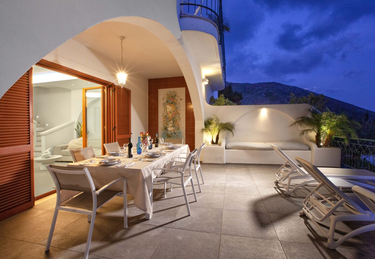 Villa in Massa Lubrense - AMORE RENTALS - Villa Marina with Private Pool, Sea View, Terraces and Parking