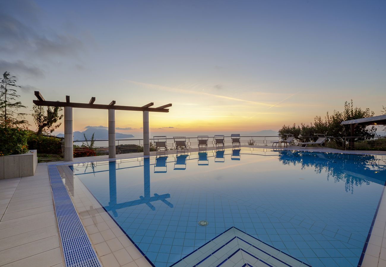 Villa in Massa Lubrense - AMORE RENTALS - Villa Elia with Private Pool, Sea View, Terraces, Parking and Garden