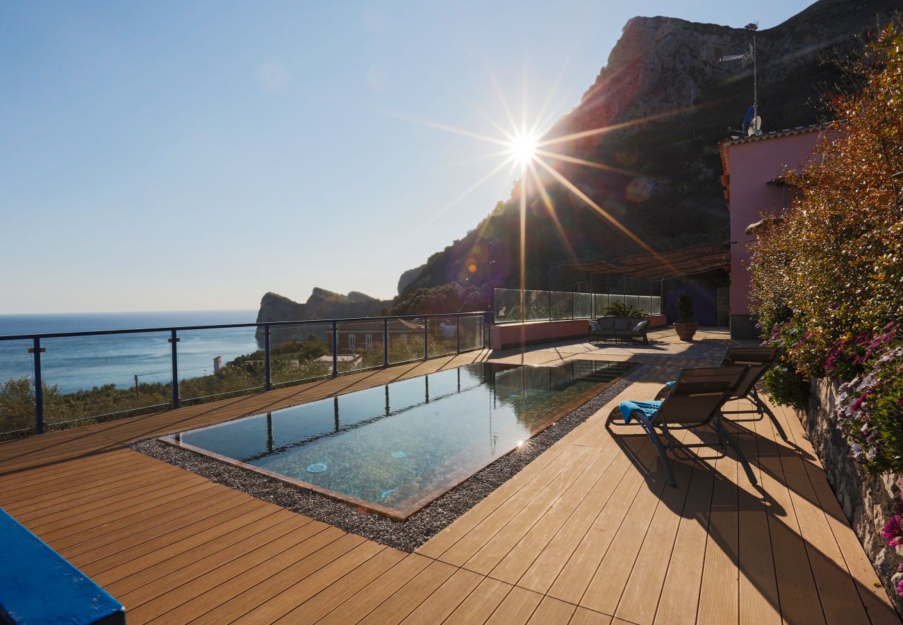 Villa in Nerano - AMORE RENTALS - Villa The Phoenix with Private Swimming Pool, Sea View, Terrace and Parking