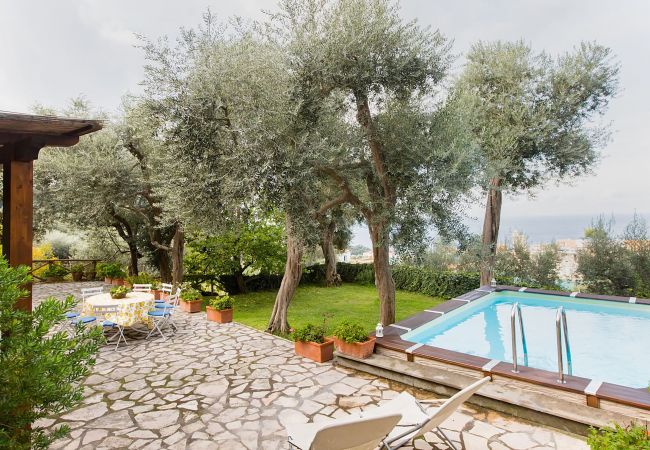 Villa/Dettached house in Massa Lubrense - AMORE RENTALS - Villa Stella with Private Swimming Pool, Sea View, Terraces and Parking