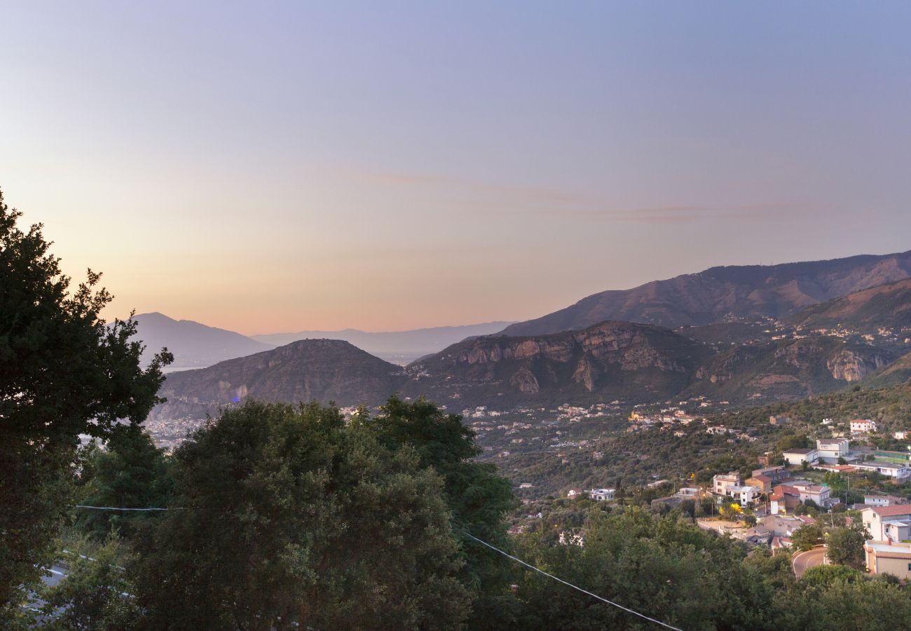 Villa in Sant´Agnello - AMORE RENTALS - Villa Calisto with Private Swimming Pool, Garden, Jacuzzi, Sea view and Parking