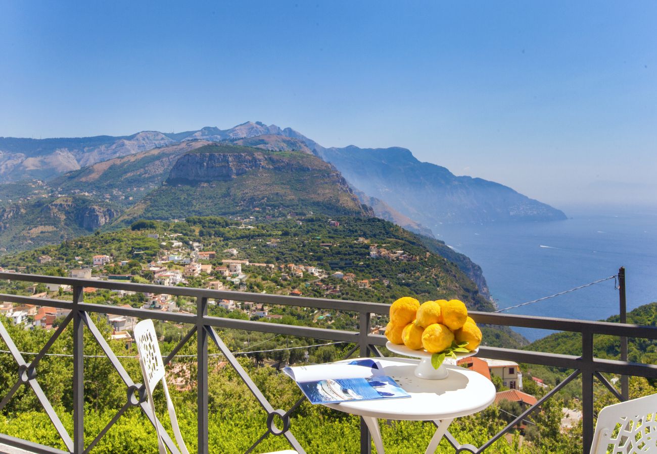 Villa in Sant´Agnello - AMORE RENTALS - Villa Calisto with Private Swimming Pool, Garden, Jacuzzi, Sea view and Parking