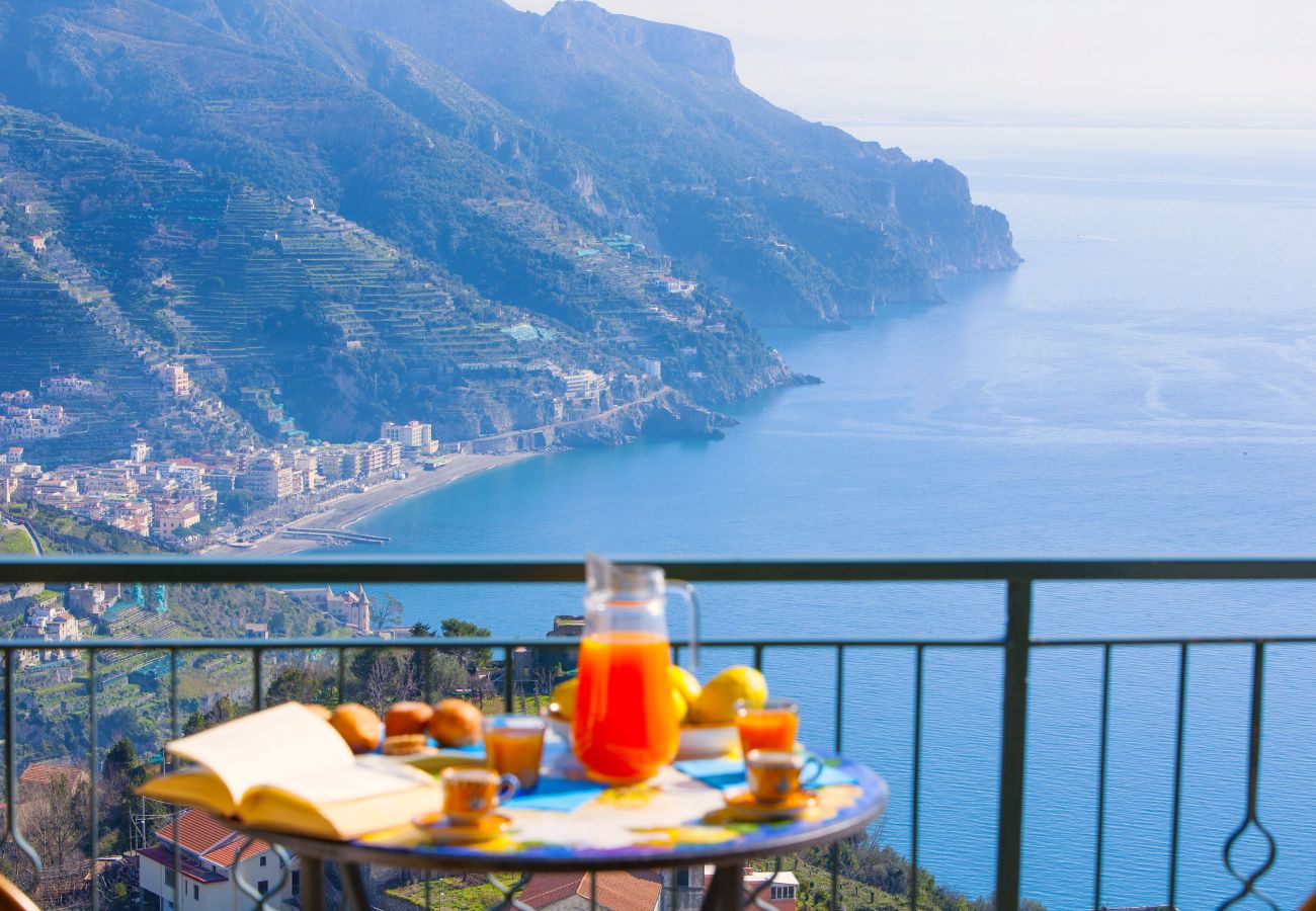 Apartment in Ravello - AMORE RENTALS - Residenza Rosalia 1 with Sea View, Private Terraces and Air Conditioning