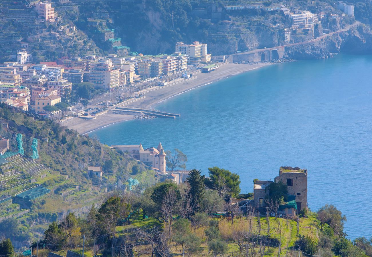 Apartment in Ravello - AMORE RENTALS - Residenza Rosalia 1 with Sea View, Private Terraces and Air Conditioning