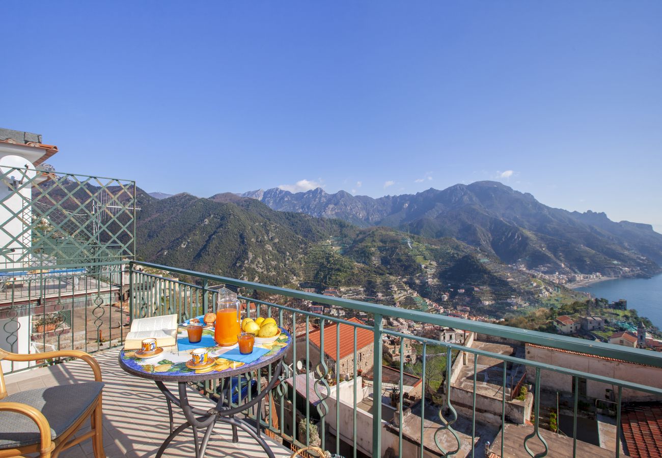 Apartment in Ravello - AMORE RENTALS - Residenza Rosalia 1 with Sea View, Private Terraces and Air Conditioning