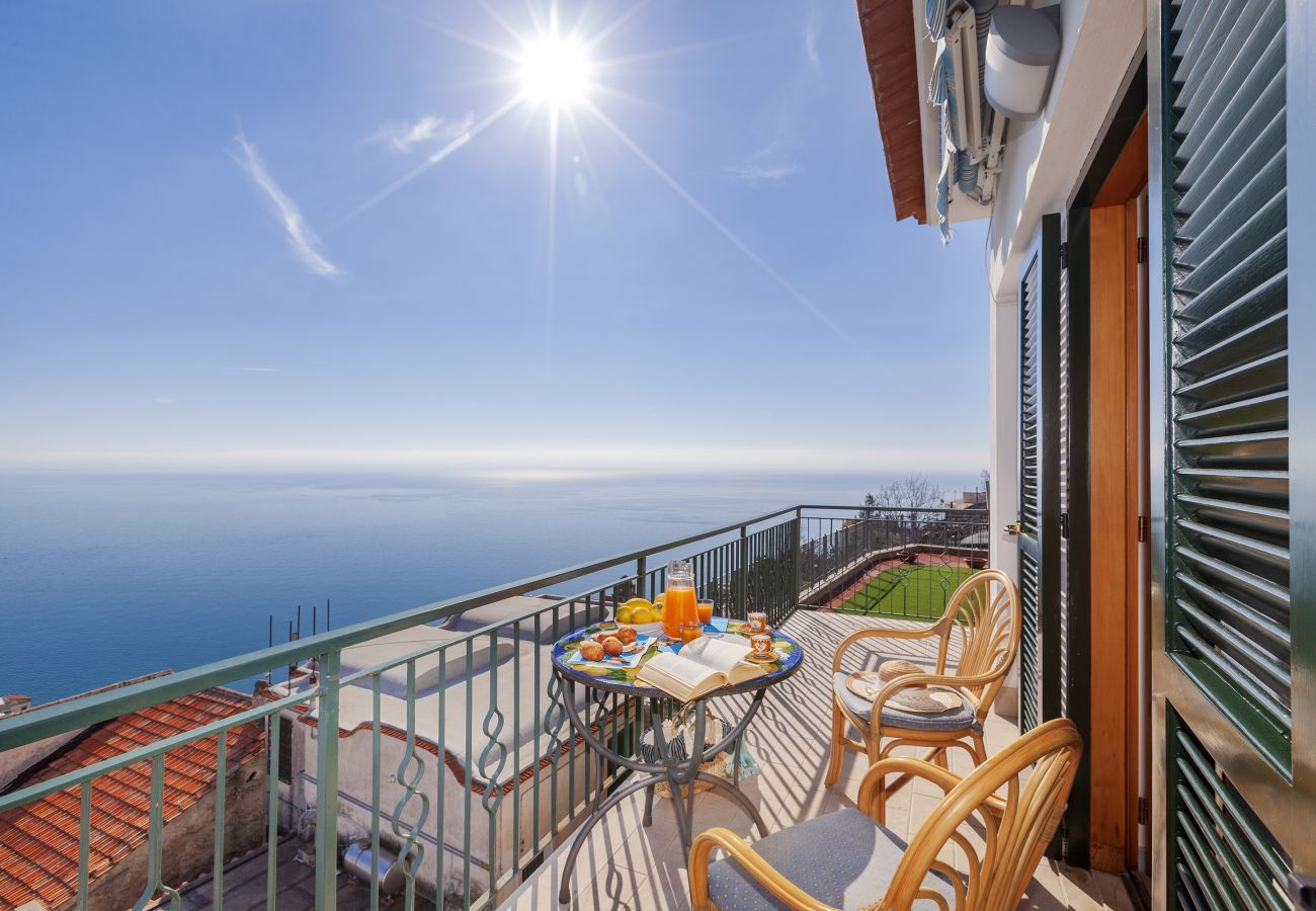 Apartment in Ravello - AMORE RENTALS - Residenza Rosalia 1 with Sea View, Private Terraces and Air Conditioning