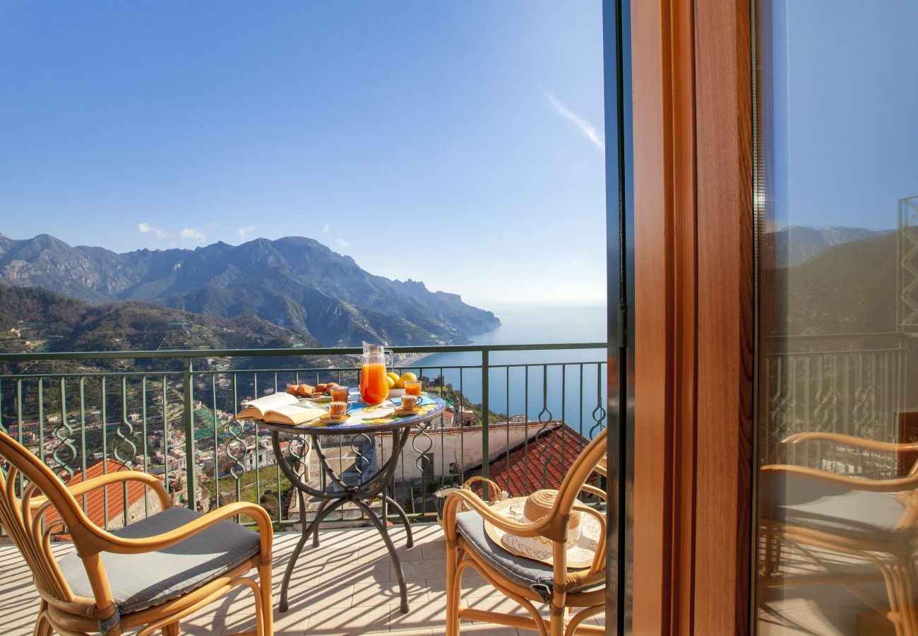 Apartment in Ravello - AMORE RENTALS - Residenza Rosalia 1 with Sea View, Private Terraces and Air Conditioning