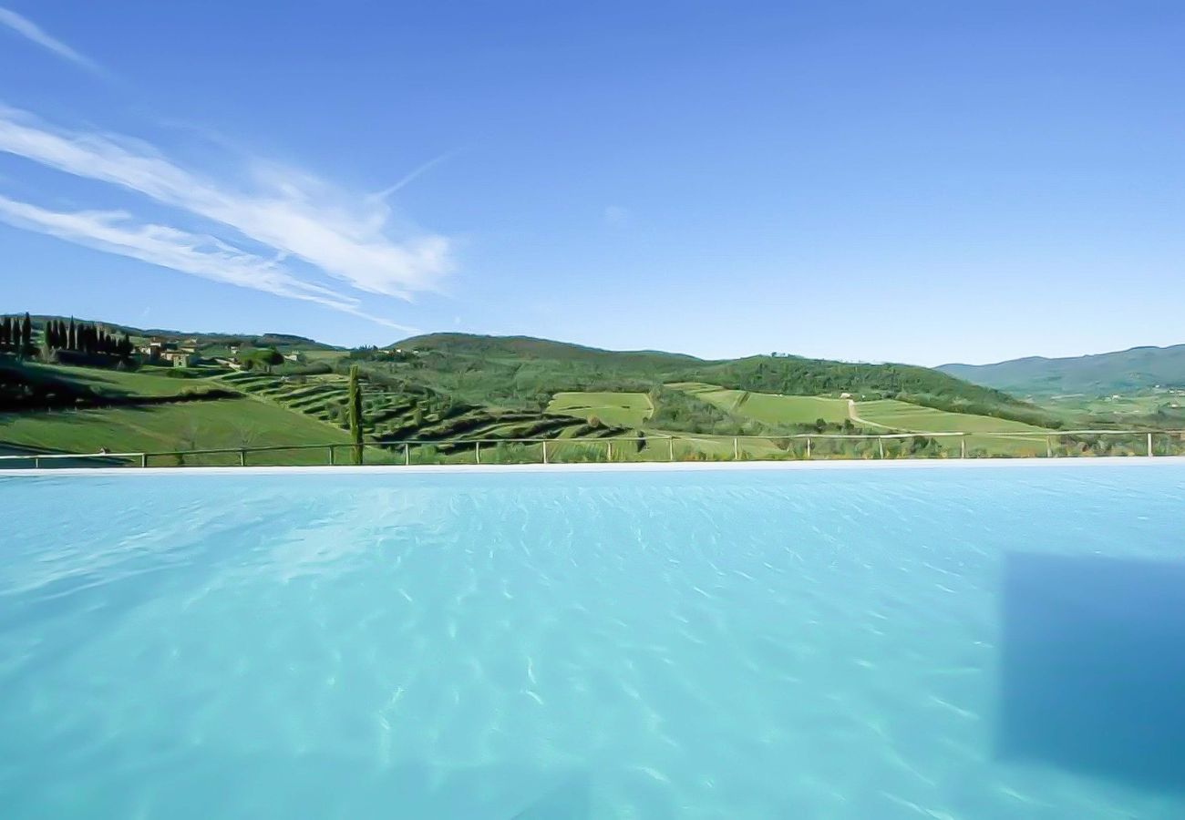 Villa in Panzano - AMORE RENTALS - Villa Mia with Private Pool, Garden, Terraces and Parking