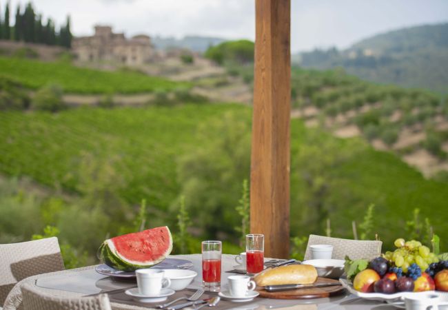 Villa in Panzano - AMORE RENTALS - Villa Bacci with Indoor Heated Pool, Garden, Terraces and Parking Villa in Panzano - AMORE RENTALS - Villa Bacci with Indoor Heated Pool, Garden, Terraces and Parking