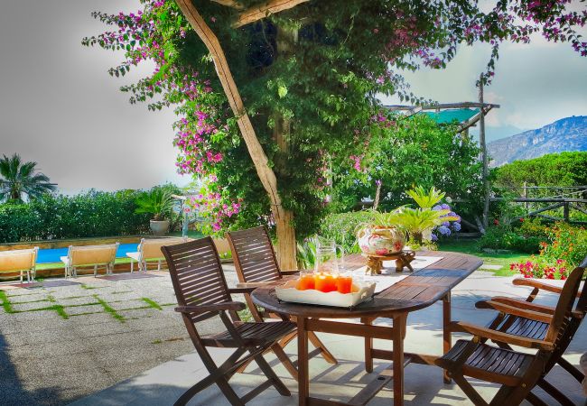 Villa in Sant´Agnello - AMORE RENTALS - Villa Tina with Private Swimming Pool, Sea View, Terraces, Garden and Parking Villa in Sant´Agnello - AMORE RENTALS - Villa Tina with Private Swimming Pool, Sea View, Terraces, Garden and Parking