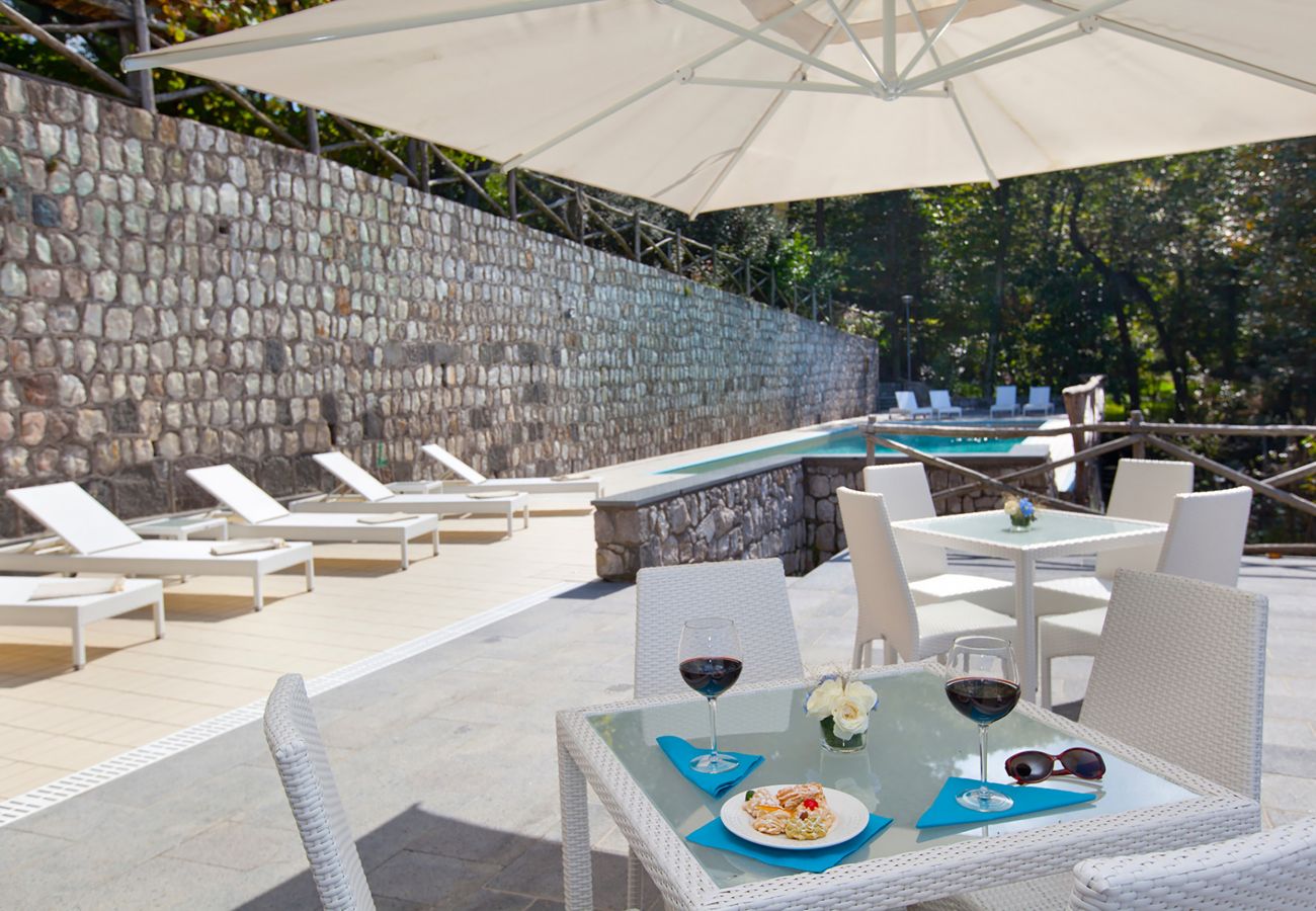 Villa in Sorrento - AMORE RENTALS - Villa Daniela with Swimming pool, Wellness Area, Garden and Sea View
