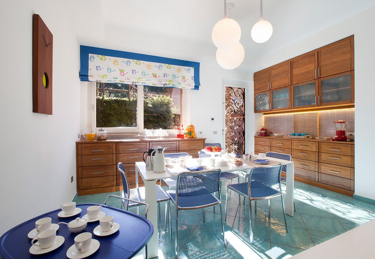 Villa in Sorrento - AMORE RENTALS - Villa Daniela with Swimming pool, Wellness Area, Garden and Sea View