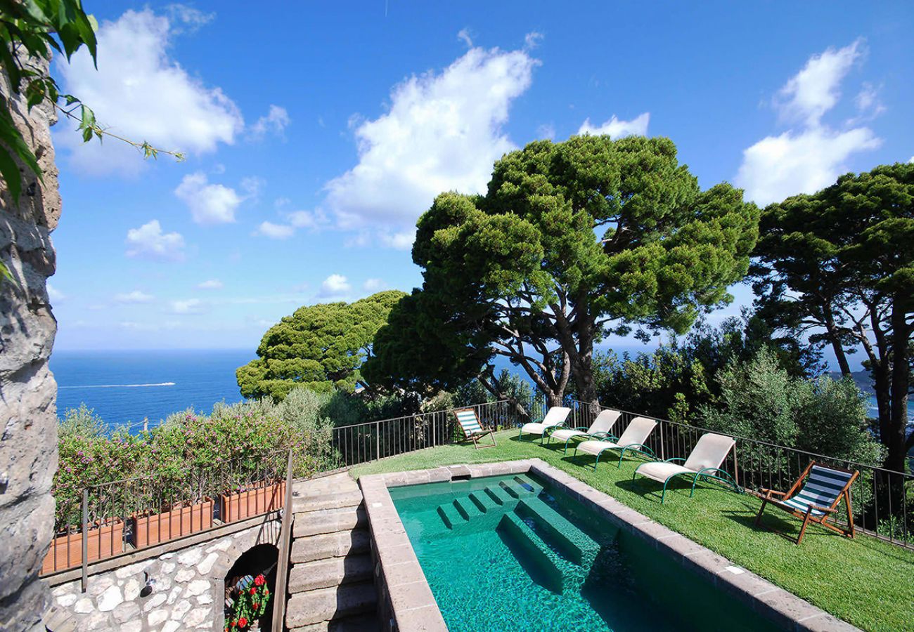 Villa in Massa Lubrense - AMORE RENTALS - Villa Alma with Private Swimming Pool, Sea View and Garden