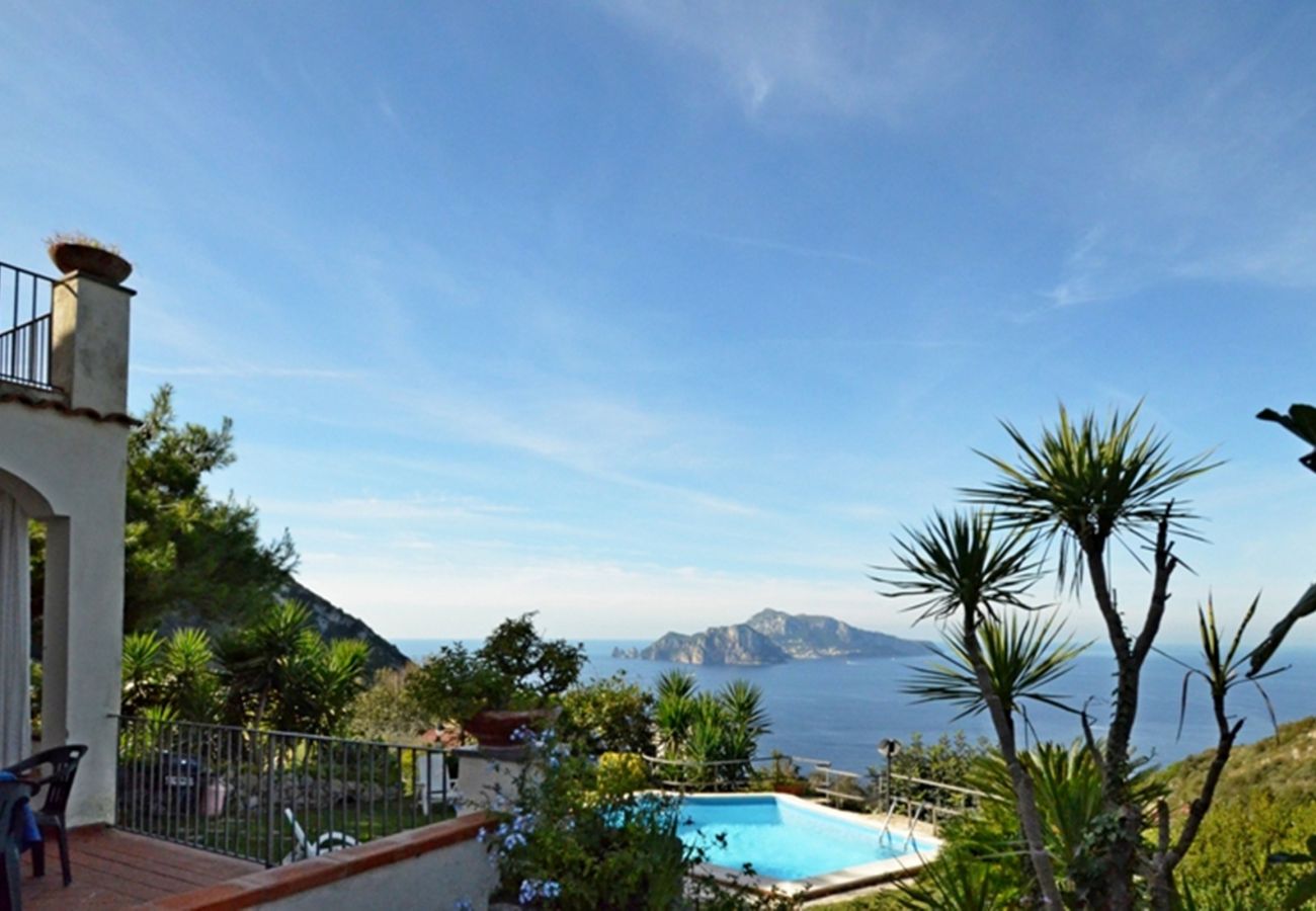 Villa in Massa Lubrense - AMORE RENTALS - Villa Posidonia with Sea View, Swimming Pool and Garden