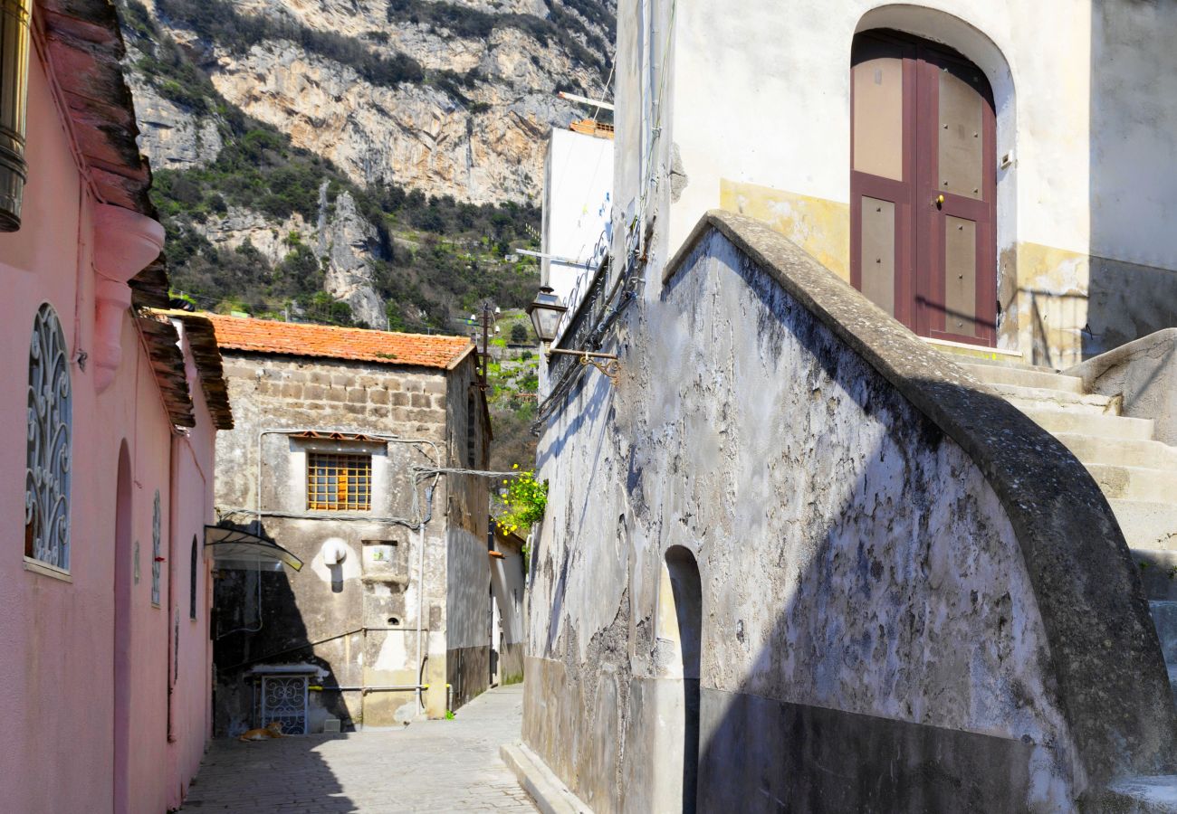 House in Positano - AMORE RENTALS - Casa Barbera A with Sea View and Air Conditioning