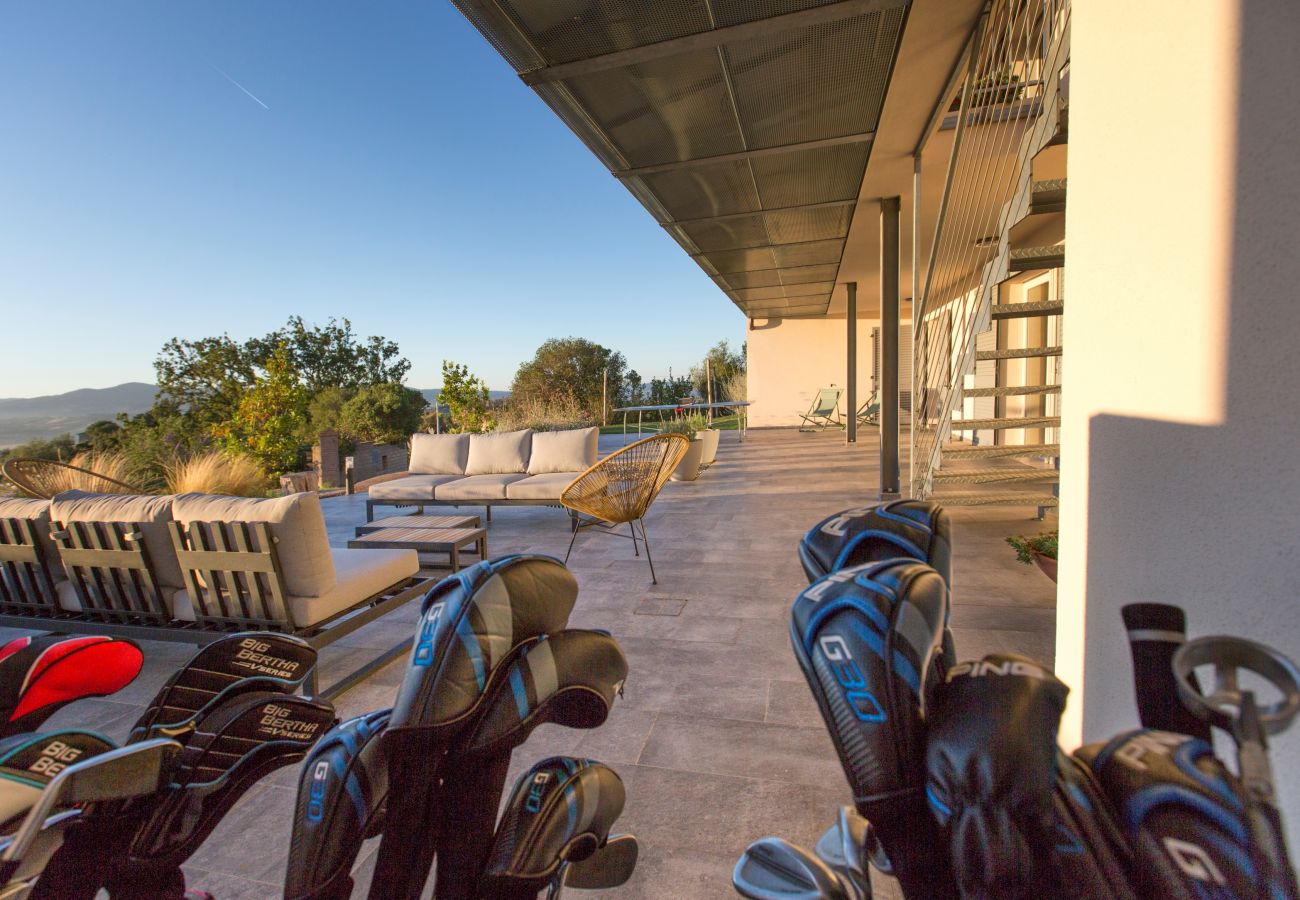 Villa in Campagnatico - AMORE RENTALS - Villa Ambretta with Private Swimming Pool, Garden and Barbecue
