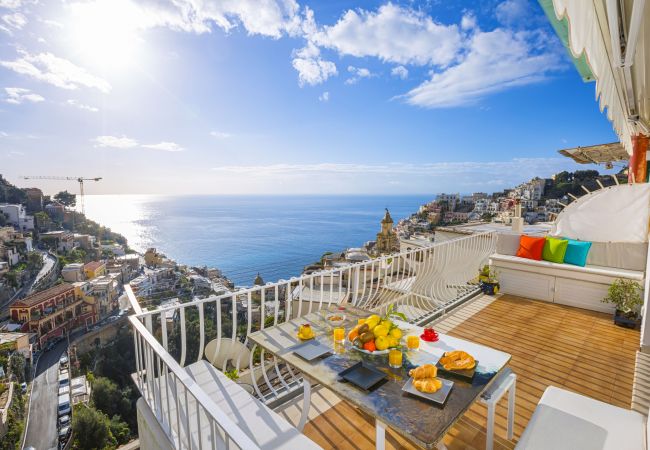 House in Positano - AMORE RENTALS - Casa Paradisea with Sea View Terraces 