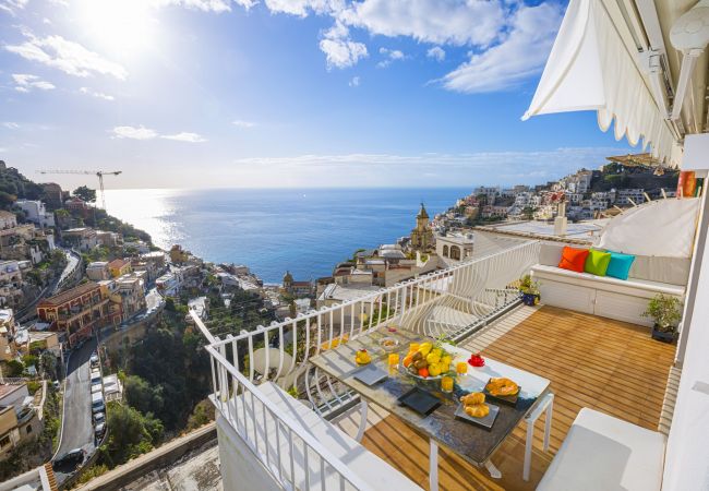 House in Positano - AMORE RENTALS - Casa Paradisea with Sea View Terraces 