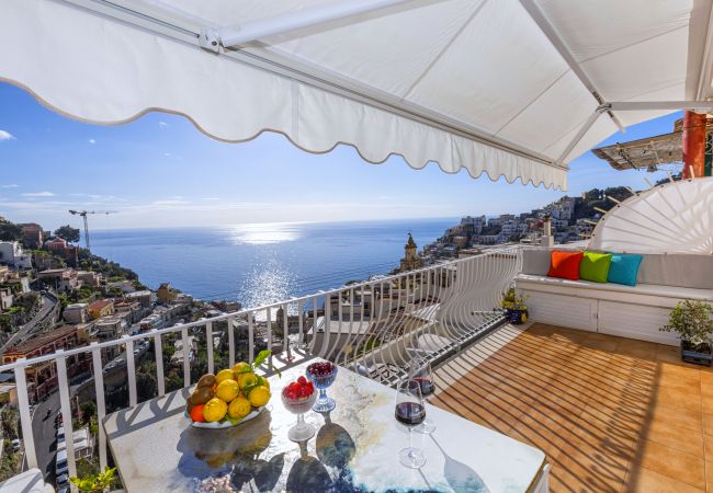 House in Positano - AMORE RENTALS - Casa Paradisea with Sea View Terraces 