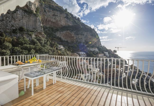 House in Positano - AMORE RENTALS - Casa Paradisea with Sea View Terraces 