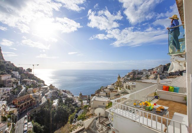 House in Positano - AMORE RENTALS - Casa Paradisea with Sea View Terraces 