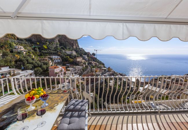 House in Positano - AMORE RENTALS - Casa Paradisea with Sea View Terraces 