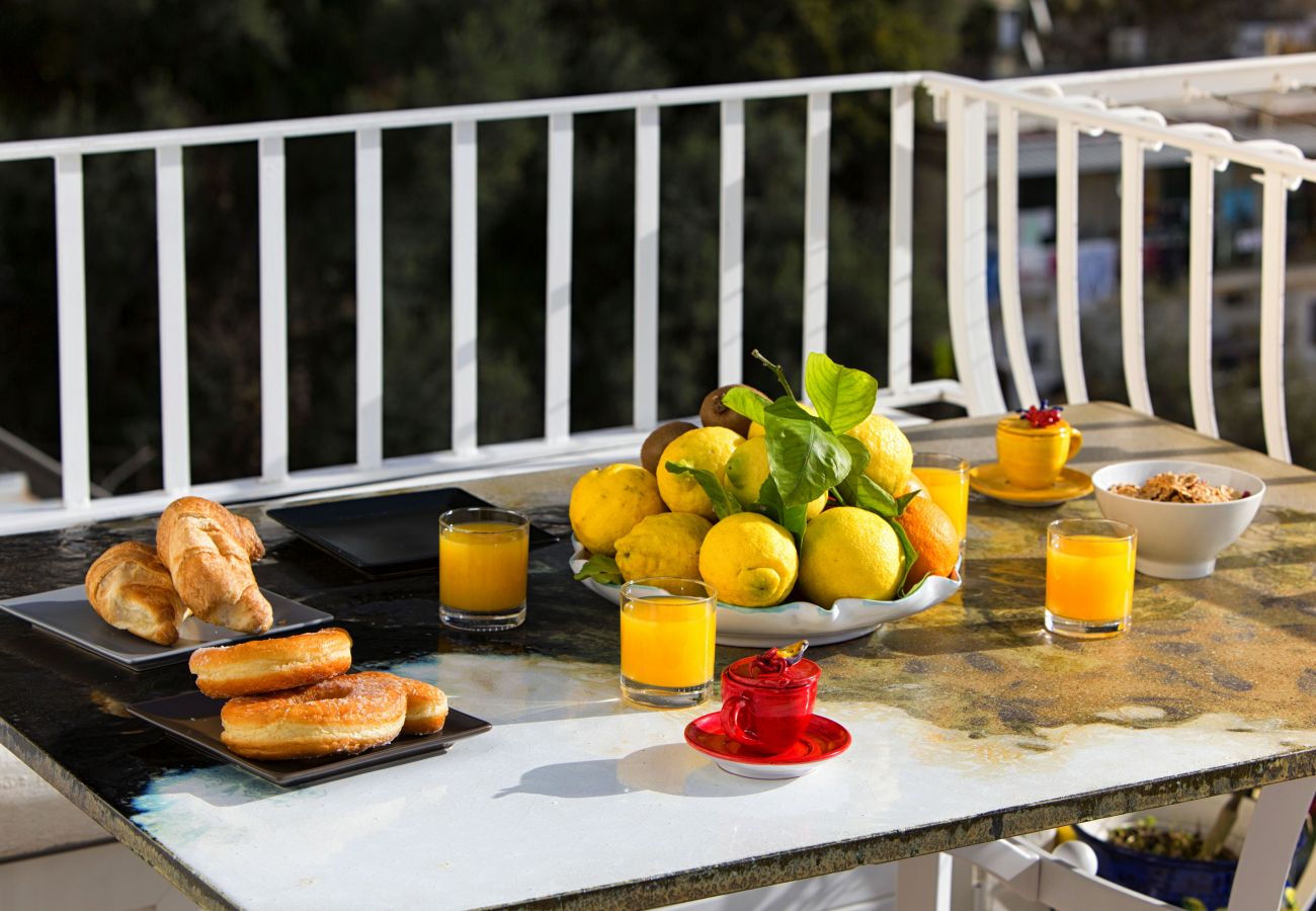 House in Positano - AMORE RENTALS - Casa Paradisea with Sea View Terraces 