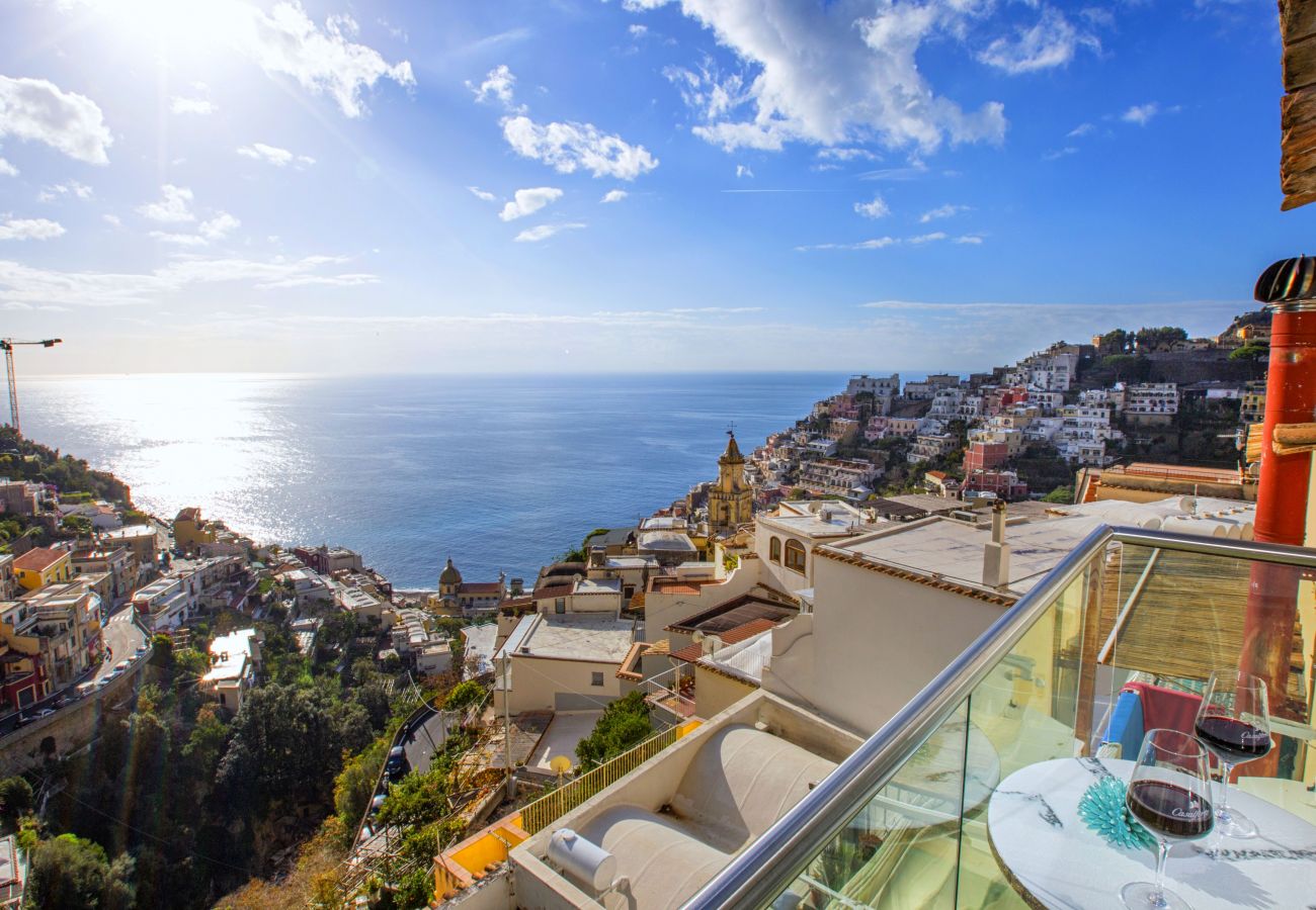 House in Positano - AMORE RENTALS - Casa Paradisea with Sea View Terraces 