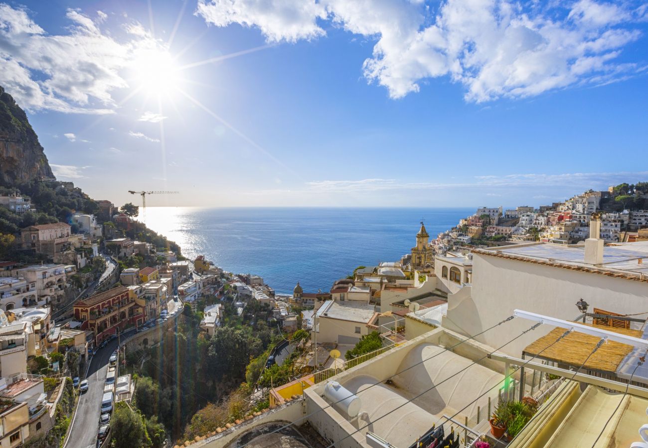 House in Positano - AMORE RENTALS - Casa Paradisea with Sea View Terraces 