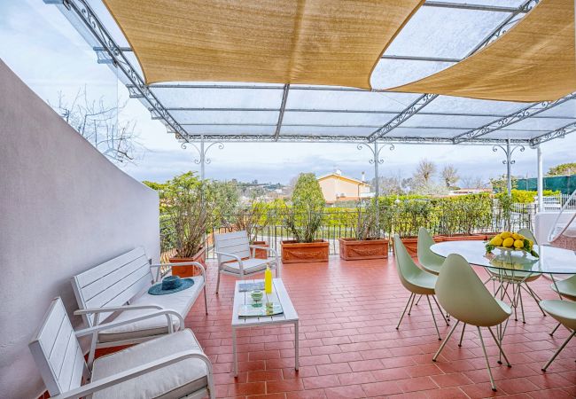 Villa in Massa Lubrense - AMORE RENTALS - Resort Ravenna - Villa Cavaliere with Terrace, Shared Swimming Pool, Ideal for Events Villa in Massa Lubrense - AMORE RENTALS - Resort Ravenna - Villa Cavaliere with Terrace, Shared Swimming Pool, Ideal for Events