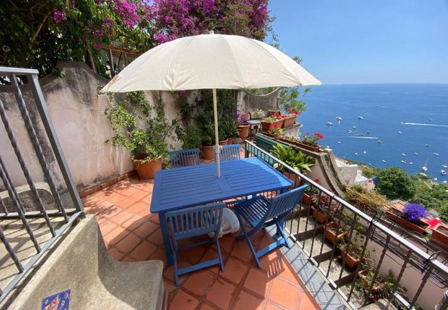 House in Positano - AMORE RENTALS - Casa Laura with Sea View Terrace