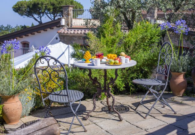 House in Sorrento - AMORE RENTALS - Casa I Giardini di Sorrento with Swimming Pool, Sauna, Sea View