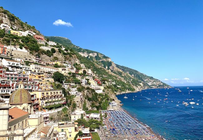 House in Positano - AMORE RENTALS - Casa Vira with Sea View, a Few Steps Away from the Beach