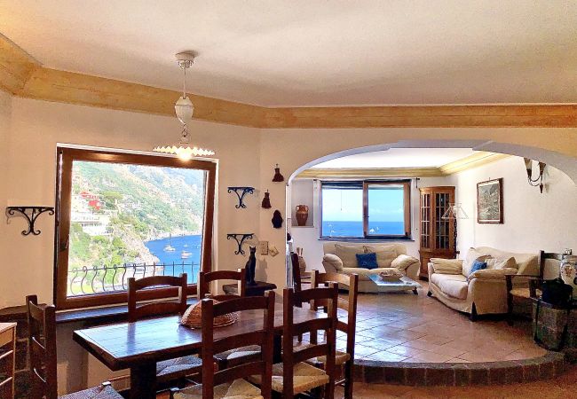 House in Positano - AMORE RENTALS - Casa Vira with Sea View, a Few Steps Away from the Beach