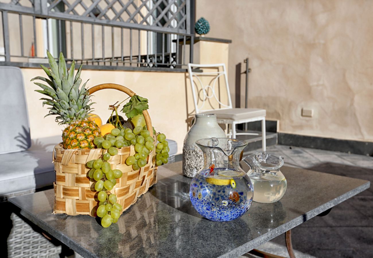 Apartment in Sorrento - AMORE RENTALS - Apartment Terrazza Tasso with Private Garden, External Private Hot Tub in Piazza Tasso