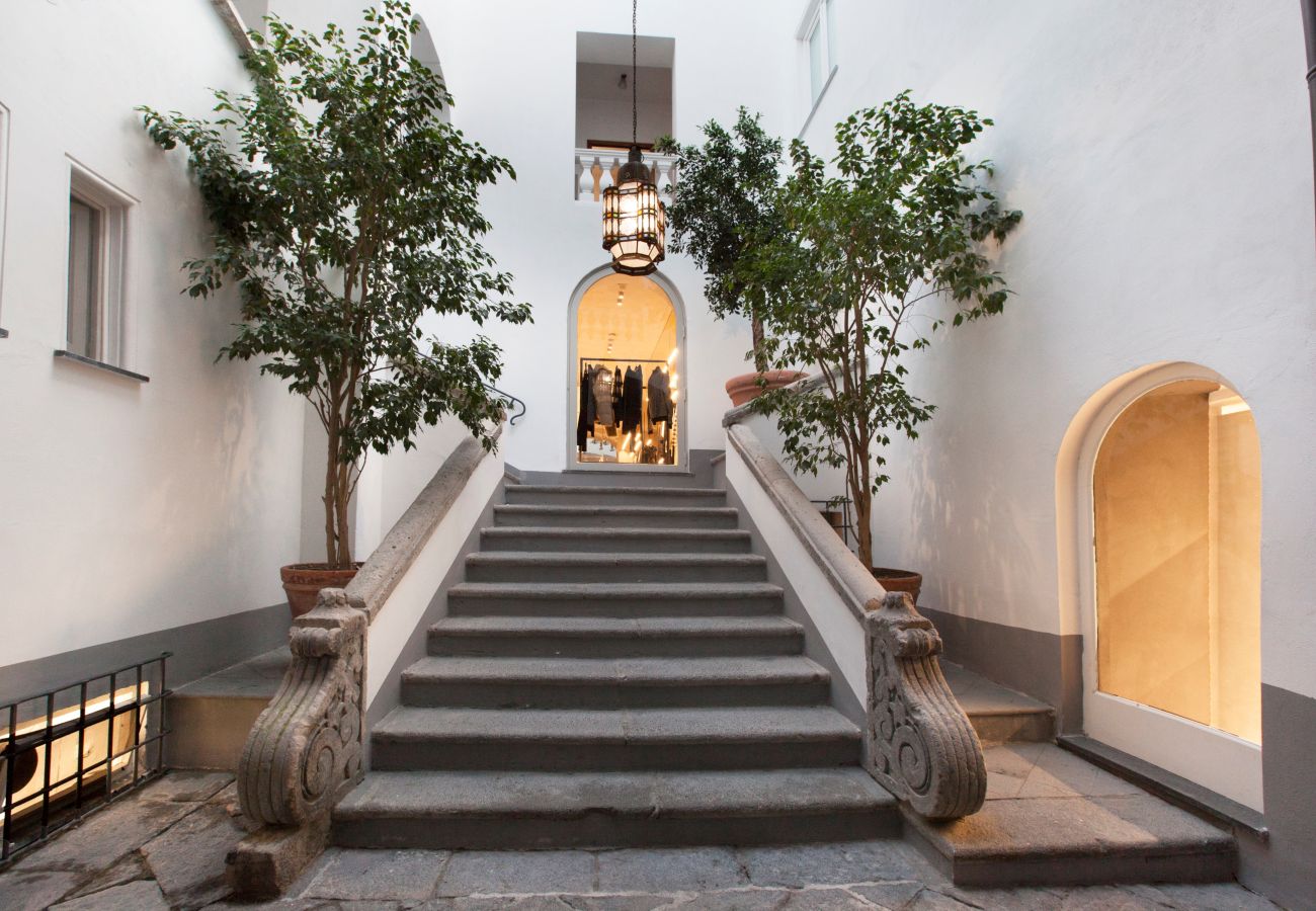 Apartment in Sorrento - AMORE RENTALS - Apartment Terrazza Tasso with Private Garden, External Private Hot Tub in Piazza Tasso