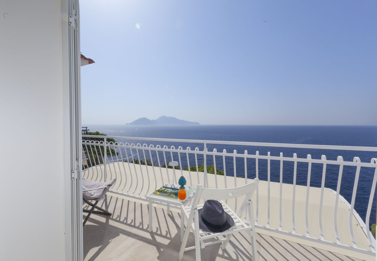 Villa in Massa Lubrense - AMORE RENTALS - Villa Domus Franca with Seafront Shared Pool