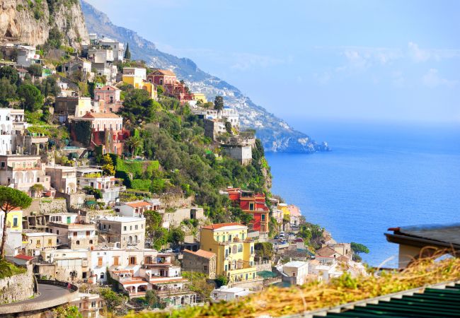  in Positano - AMORE RENTALS - Residence Barbera with Terrace and Air Conditioning