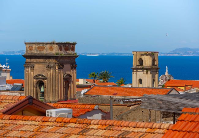  in Sorrento - AMORE RENTALS - Apartment The Roof with Terrace and Sea View