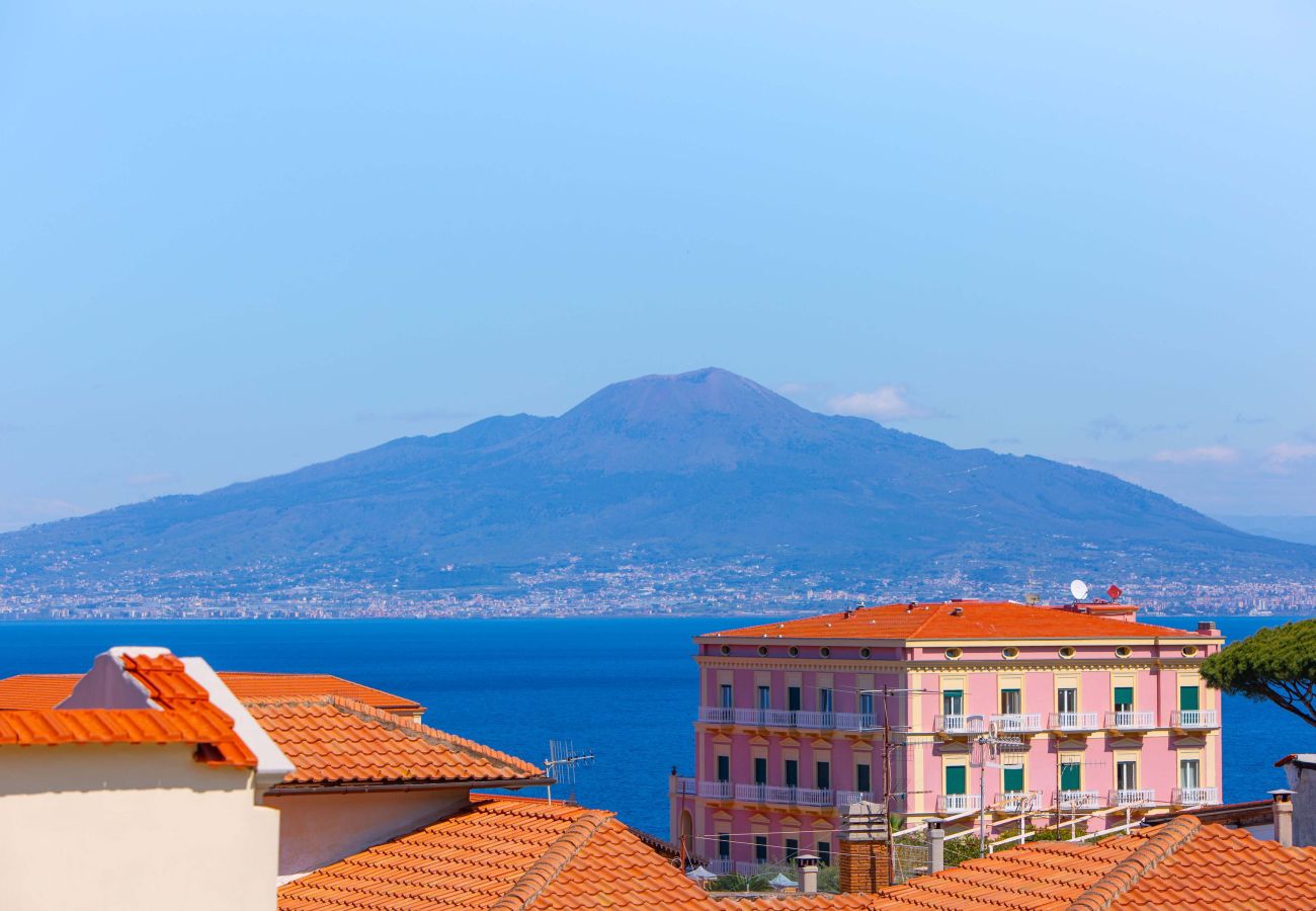 House in Sorrento - AMORE RENTALS - The Square, Luxury Penthouse with Sea View and Jacuzzi in Piazza Tasso