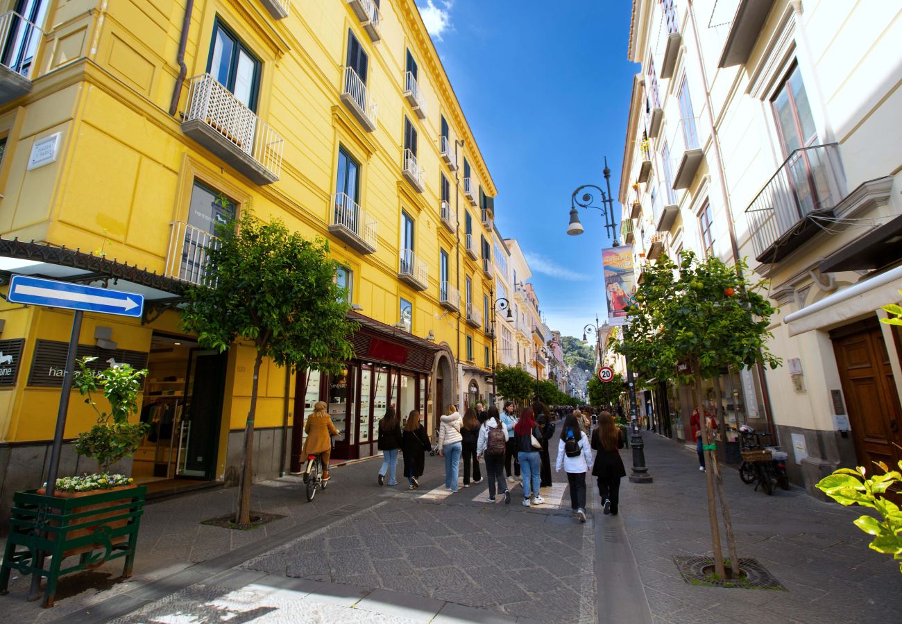 House in Sorrento - AMORE RENTALS - The Square, Luxury Penthouse with Sea View and Jacuzzi in Piazza Tasso