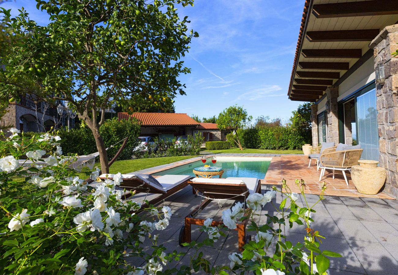 Villa in Sorrento - AMORE RENTALS - Villa Florinda with Private Pool and Sea View