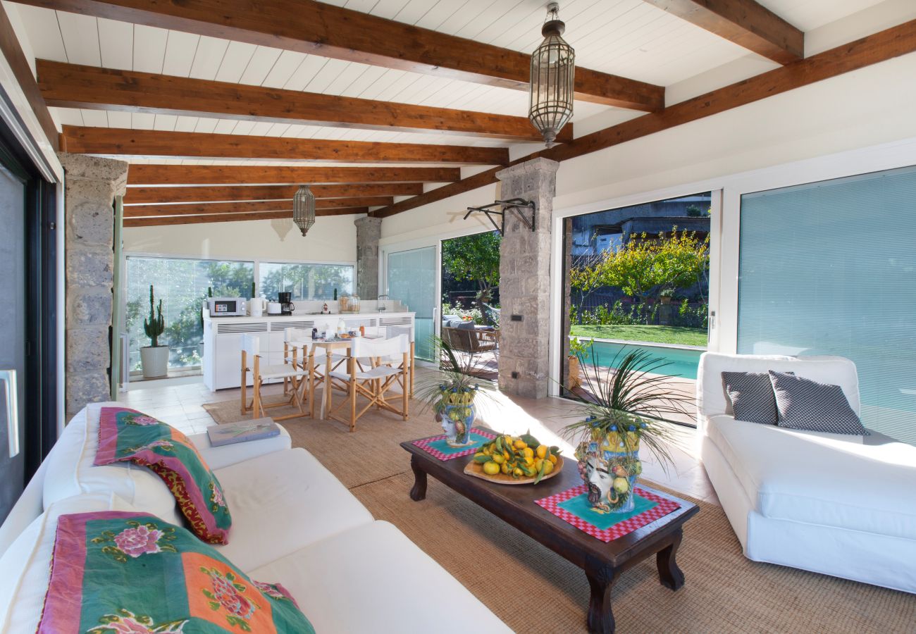 Villa in Sorrento - AMORE RENTALS - Villa Florinda with Private Pool and Sea View
