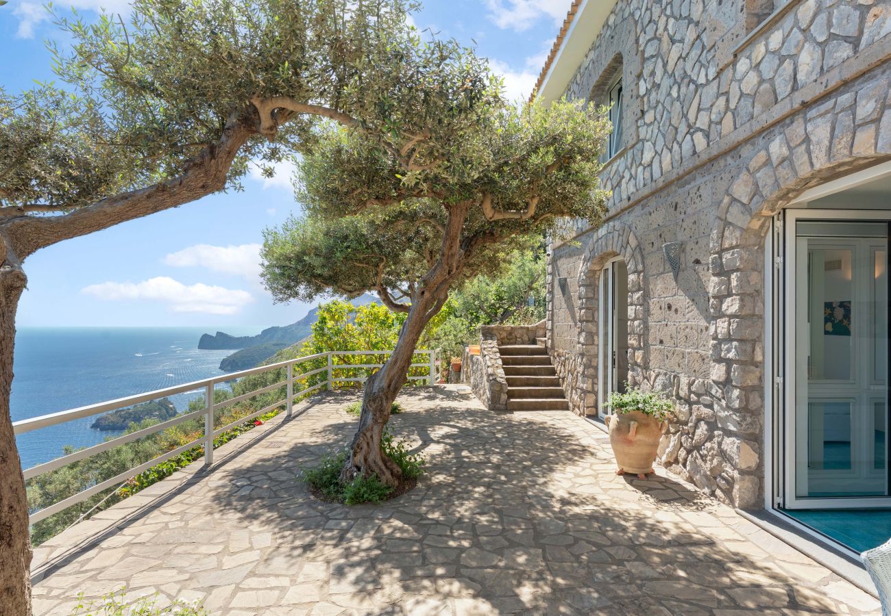 Villa in Massa Lubrense - AMORE RENTALS - Villa Lantana. Silence, Nature & Panoramic Hot Tub