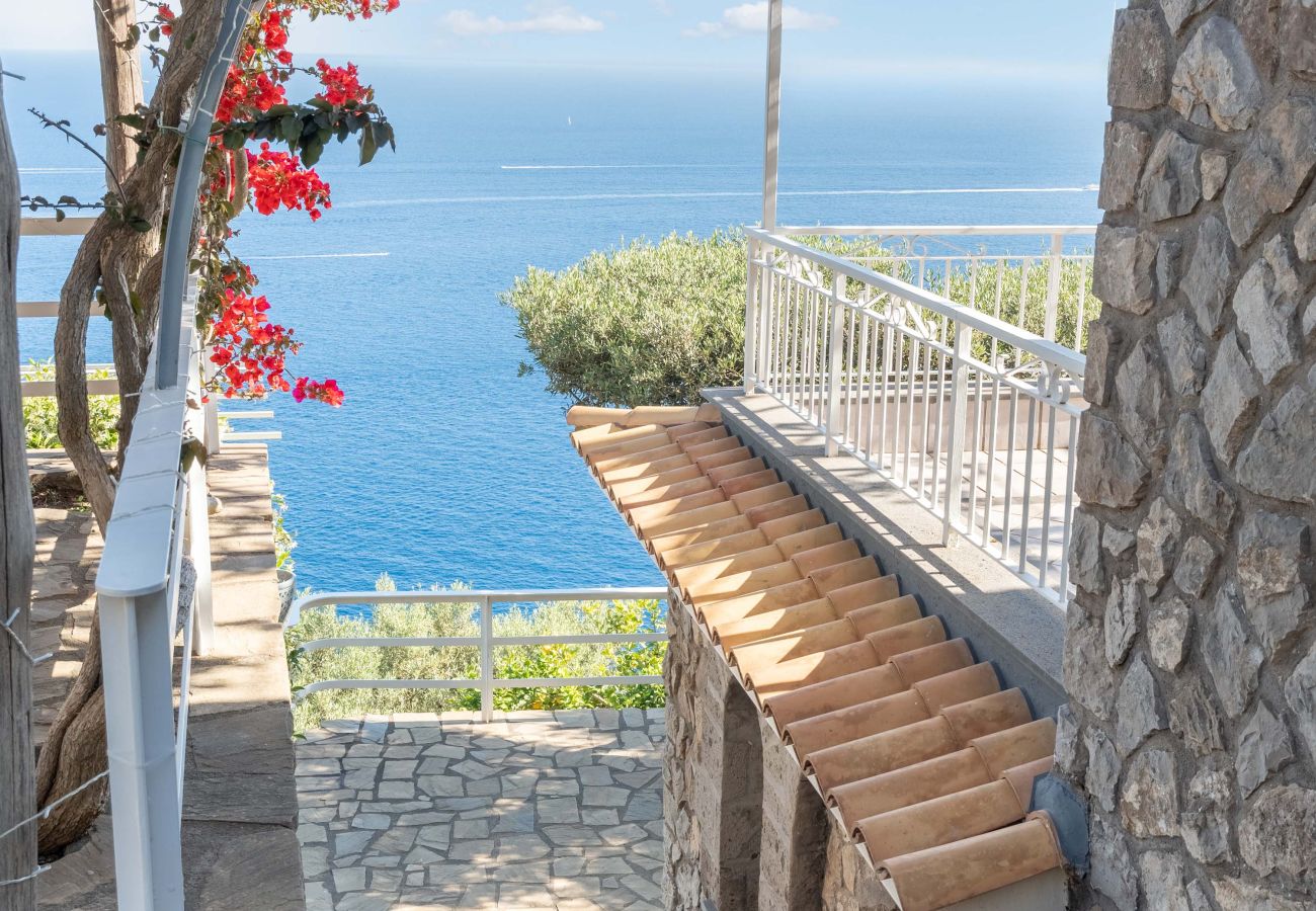 Villa in Massa Lubrense - AMORE RENTALS - Villa Lantana. Silence, Nature & Panoramic Hot Tub