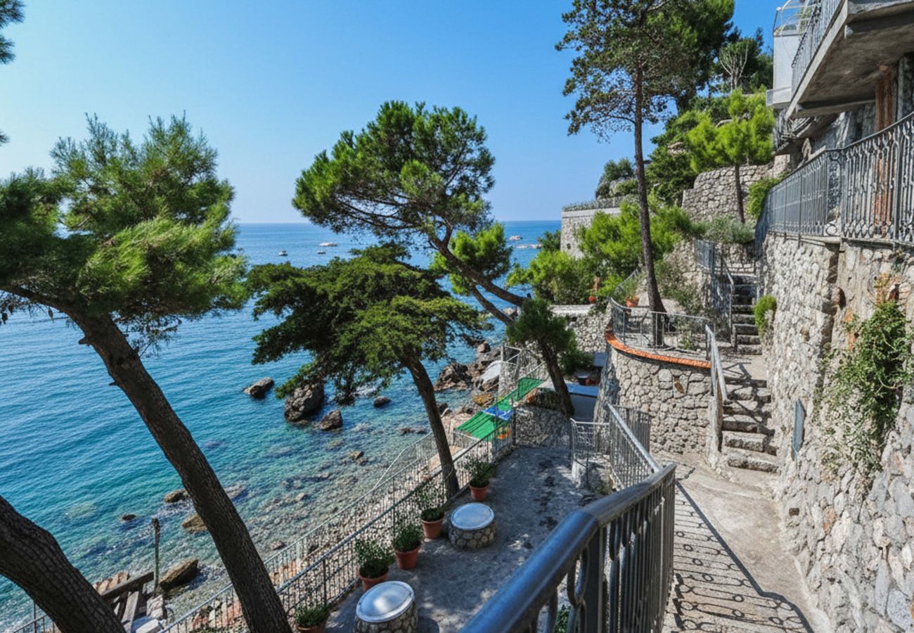 House in Nerano - AMORE RENTALS - cASA gIOVANNA b - Nerano apartment with hot tub and direct sea access